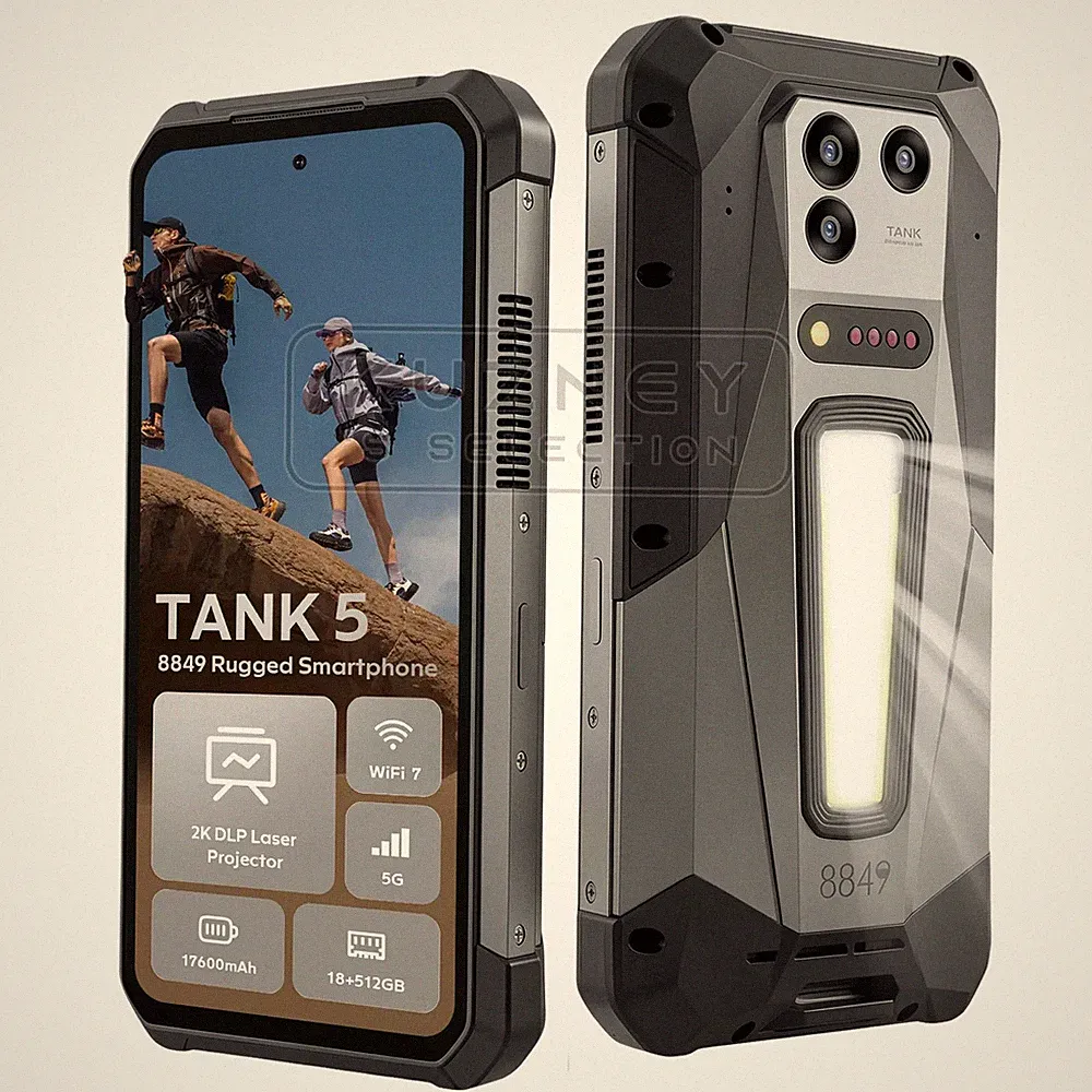 8849 Tank 5 Outdoor Smartphone eSIM 36GB+512GB 17600mAh 5G Handy mit Projektor