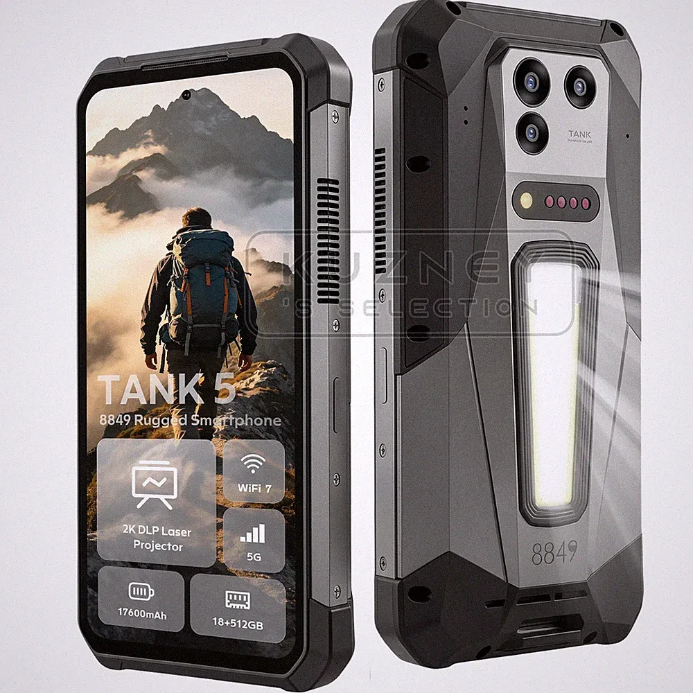 8849 Tank 5 Outdoor Smartphone eSIM 36GB+512GB 17600mAh DLP Projektor Handy NFC