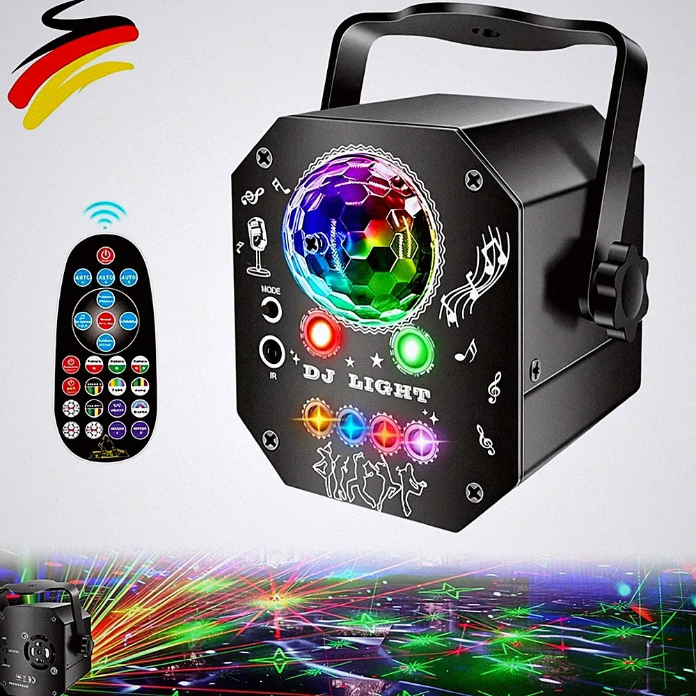 96 Muster Laser Projektor RGB LED USB KTV Party DJ Disco Bühnenbeleuchtung DHL