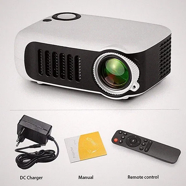 A2000 Mini-Projektor für das Heimkino 3D-LED-Videoprojektor/Beamer Mit 4K 1080p