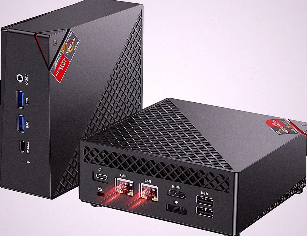 ACEMAGIC 4K MINI PC AMD Ryzen 7 7730U (MAX 4.75GHz) 32GB + 1TB SSD BT Win11 Pro