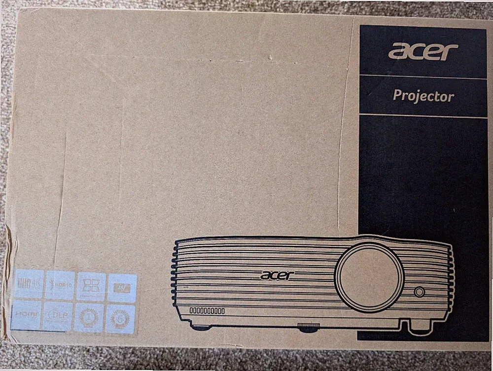 Acer H6830BD DLP-Projektor – 4K Ultra HD, 3840 x 2160, 4000 Lumen