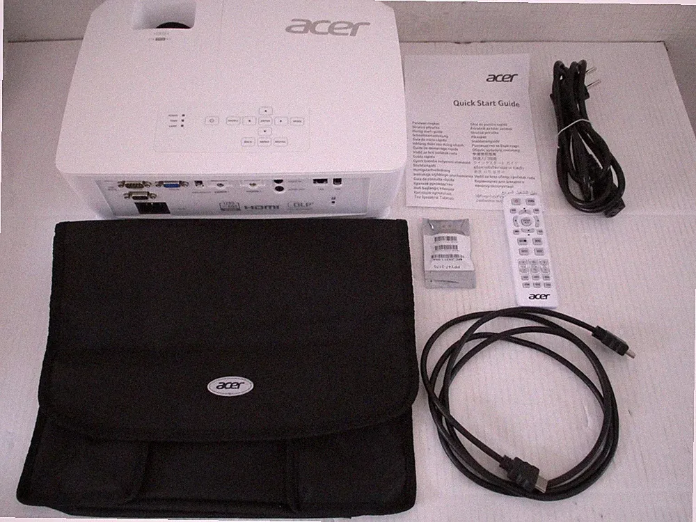 Acer P1360WBTi DLP-Projektor Beamer 4000 ANSI-Lumen WXGA 1280x800 MR.JSX11.001