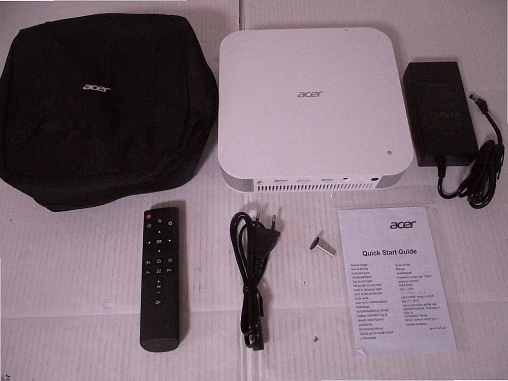 Acer PD1520s DLP LED Projektor Beamer 1200 ANSI-Lumen Akku 854x480 MR.JY611.001