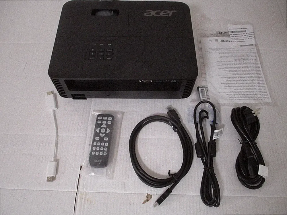 Acer X1328ic DLP-Projektor Beamer 5000 ANSI-Lumen WXGA 1280x800 MR.JX611.002