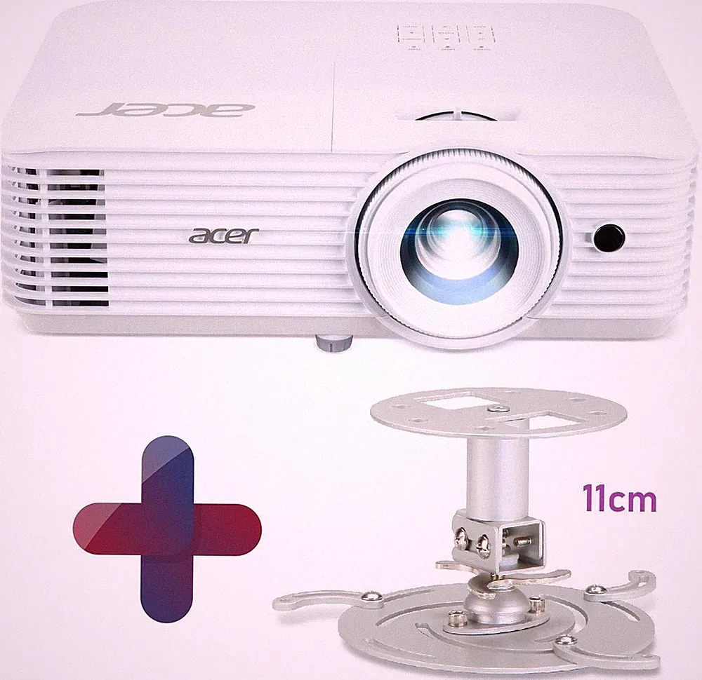 Acer X1528Ki DLP Beamer 5.200 ANSI Lumen inkl. Acer CM-01S Deckenhalterung kurz