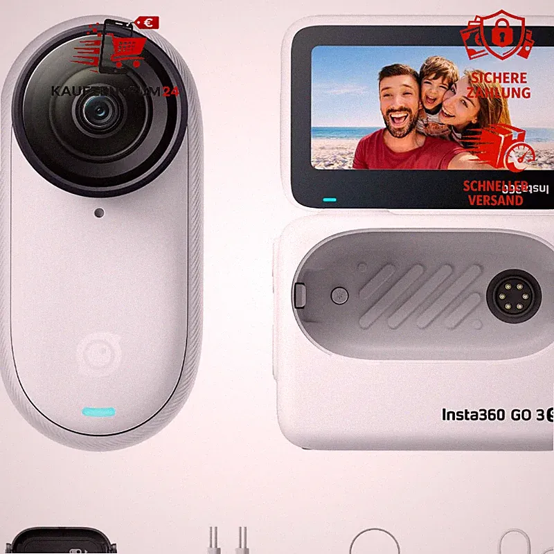 Action-Kamera 4K Tragbar Mini mit Freihand-POVs 140 min Akku 10 m wasserdicht