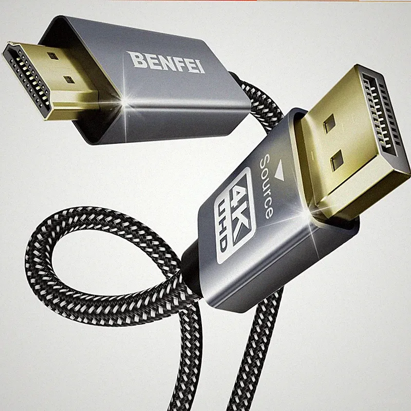 Adapter HDMI auf VGA 1080p Grau 10m Kabel für Monitor Projektor Fernseher
