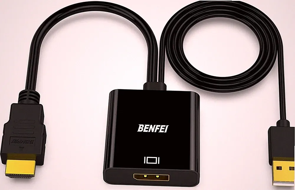 Adapter von HDMI auf Displayport - 4K@60Hz Bildqualität für Gaming und Filme