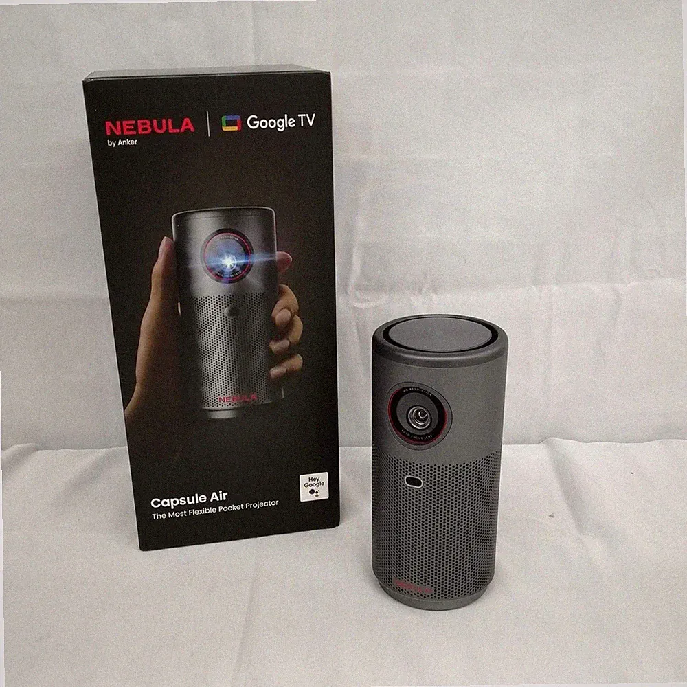 Anker DLP Beamer 720p 150L Bluetooth Google TV Kompakt Tragbar