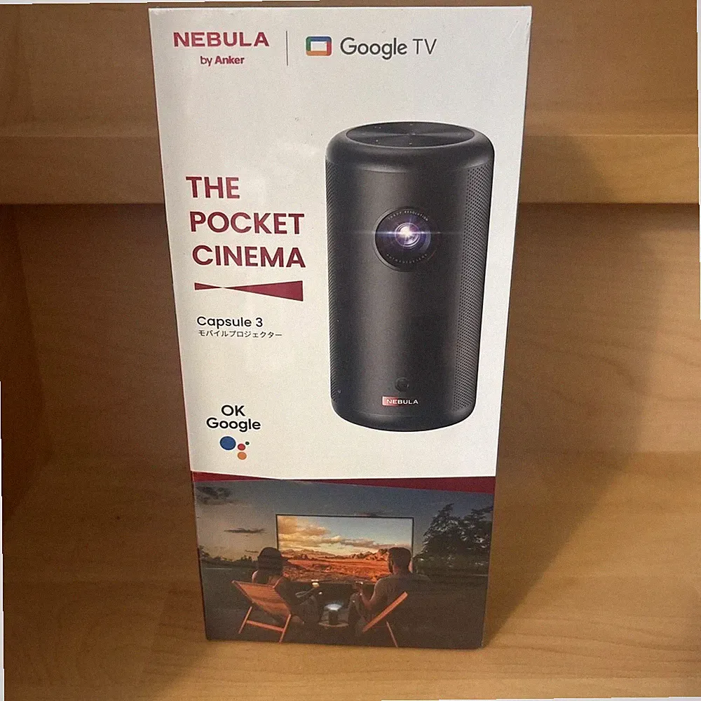 Anker NEBULA Capsule 3 Smart Mini Projektor 1080P Tragbar Google TV DLP