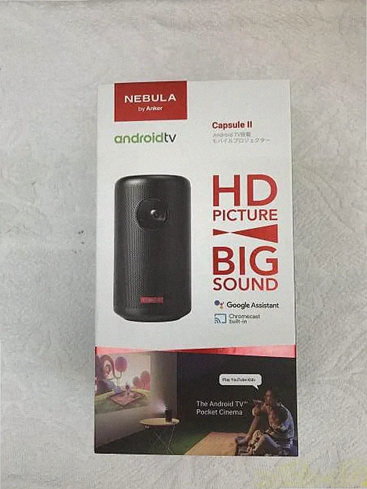 ANKER Nebula Capsule II Tragbarer Projektor Android TV Integriert Kompakt