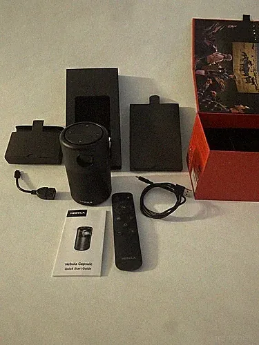 Anker Nebula Capsule Mini Beamer Can size Projektor WLAN Beamer Fernbedienung