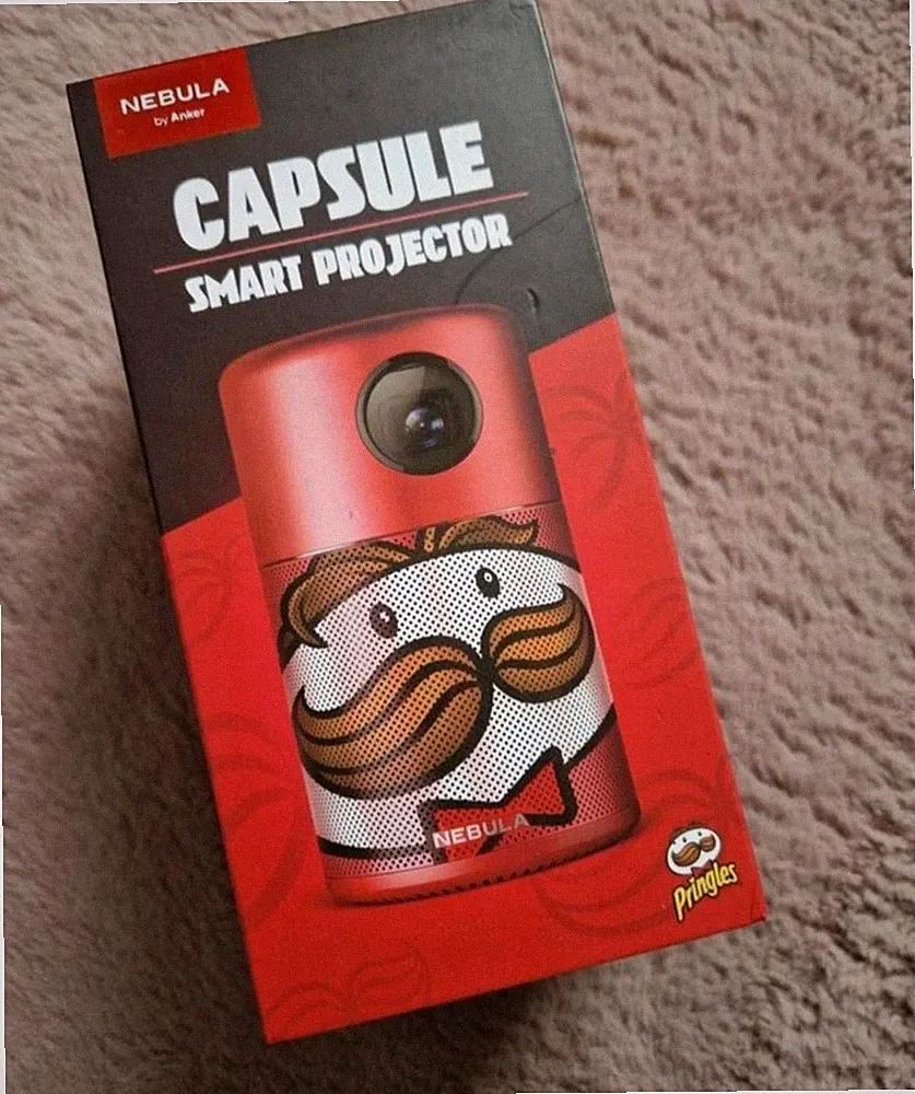 Anker NEBULA Capsule Smart Projektor Beamer Pringles Design