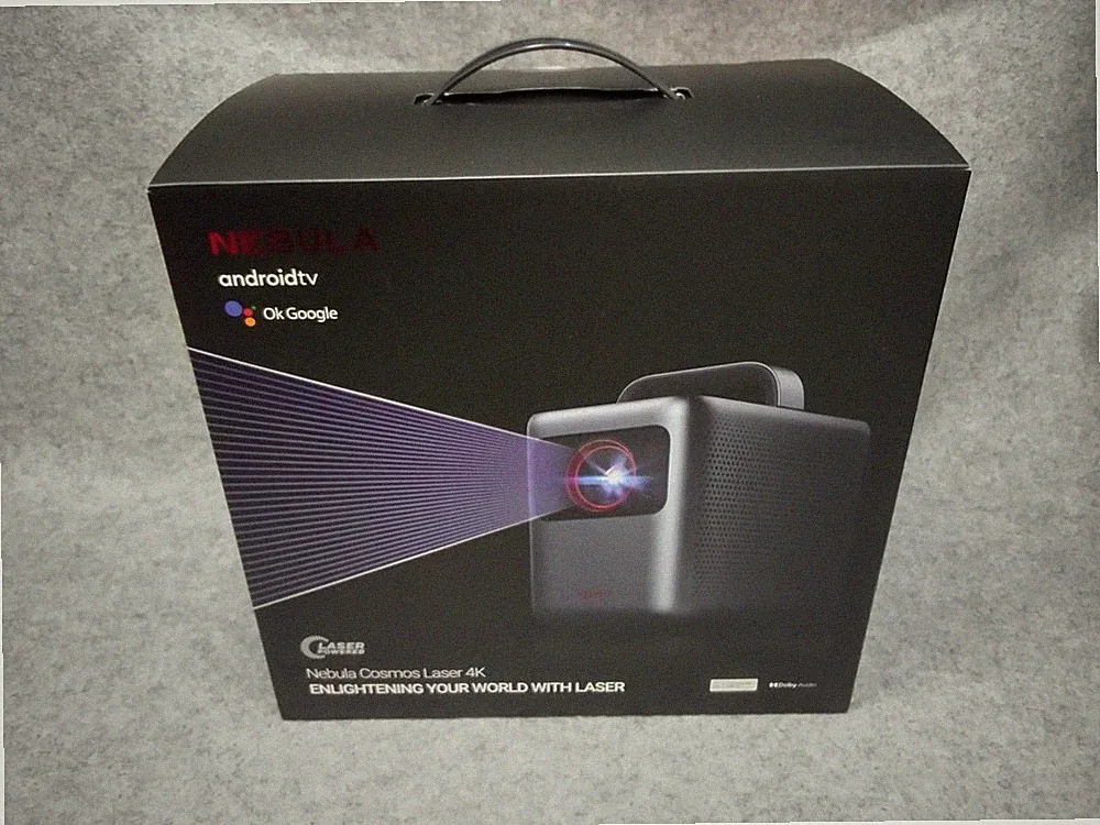 Anker Nebula Cosmos 4K Laserprojektor, 1800 ANSI Lumen, Google TV