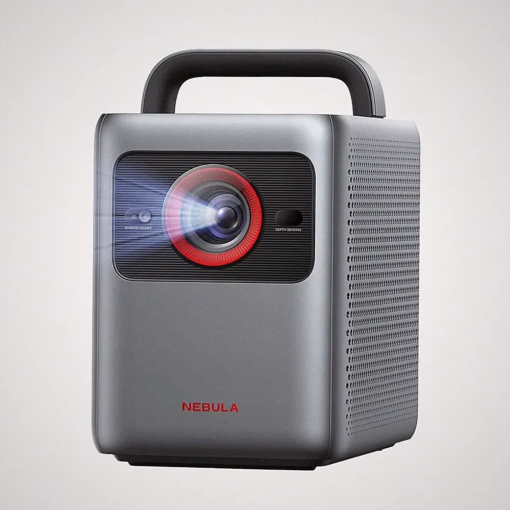 Anker Nebula Cosmos 4K SE Silber DLP-Projektor Google TV Laser Theater