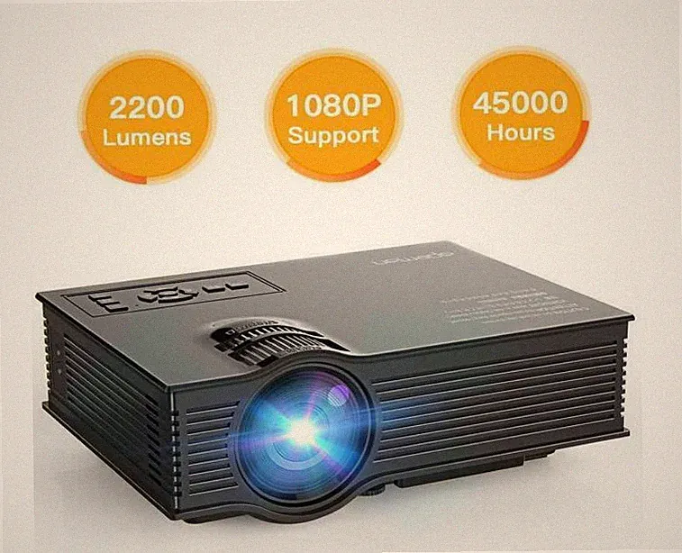 Apeman LC250 Mini Beamer Heimkino Projektor 1080p HDMI LED tragbar Multimedia
