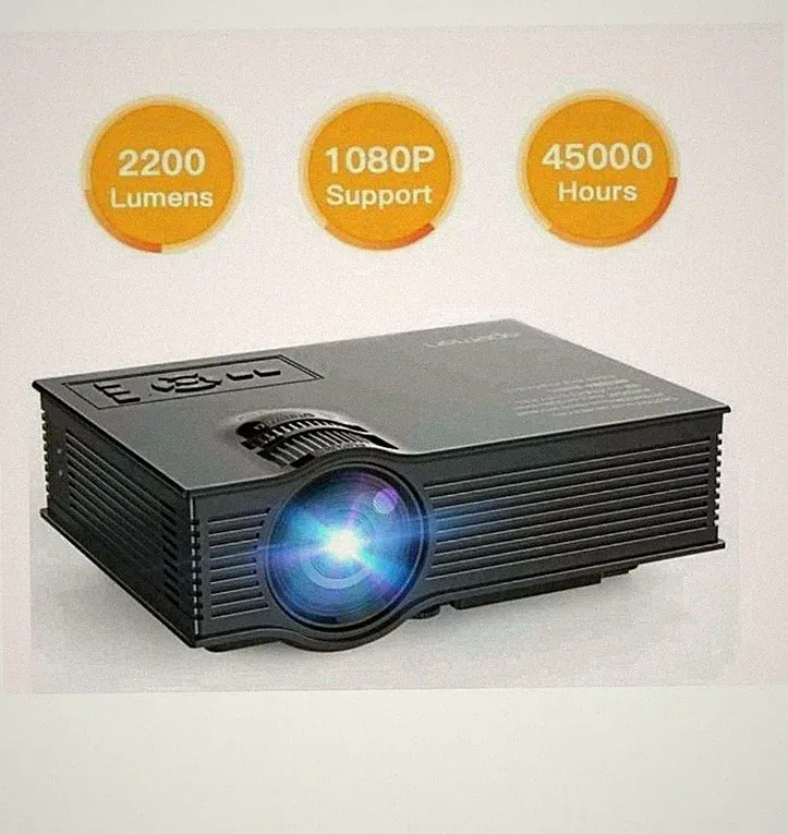 Apeman LC250 Mini Beamer Heimkino Projektor 1080p HDMI LED tragbar Multimedia