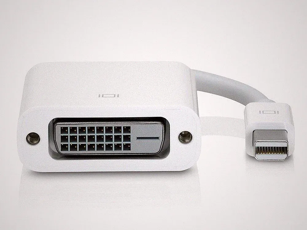 Apple Mini DisplayPort auf DVI-Adapter Kabel Projektor für MacBook weiß