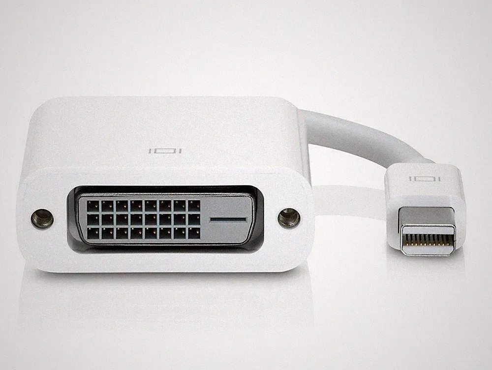 Apple Mini DisplayPort auf DVI-Adapter Kabel Projektor für MacBook weiß