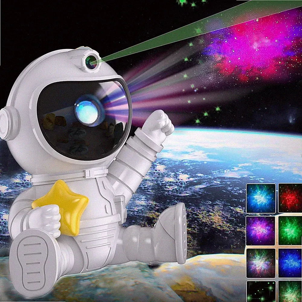 Astronaut LED Sternenhimmel Projektor Kinder Galaxy Projector Lampe Nachtlicht