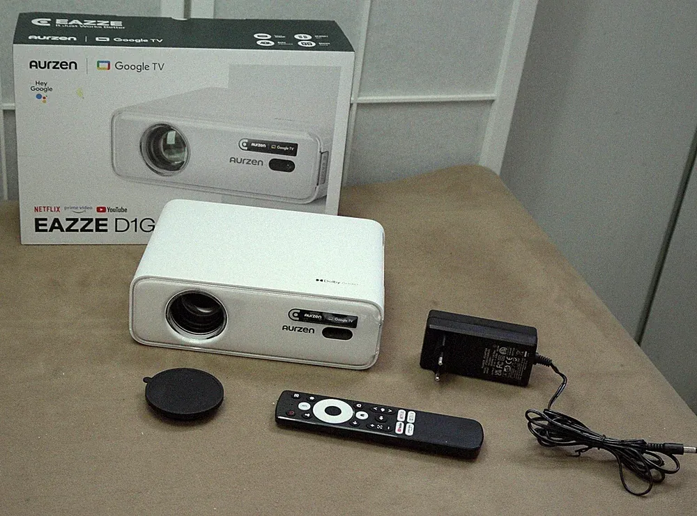 Aurzen EAZZE D1G Smart-Projektor Autofokus, Google TV, Netflix, Youtube D003