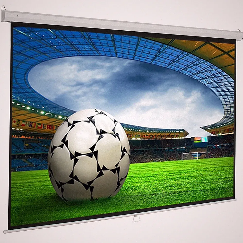 Avlux Base Beamer Rolloleinwand 203 x 203 cm 1:1 4:3 16:9 FULL HD 3D 4K LCD