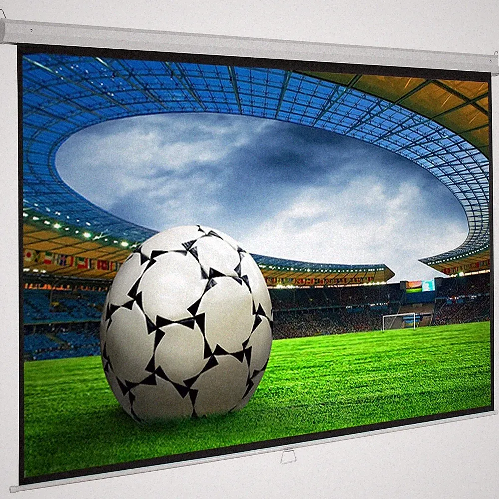 Avlux Base Heimkino Beamer Rolloleinwand 220 x 173 cm 4:3 / FULL HD / 3D / 4K