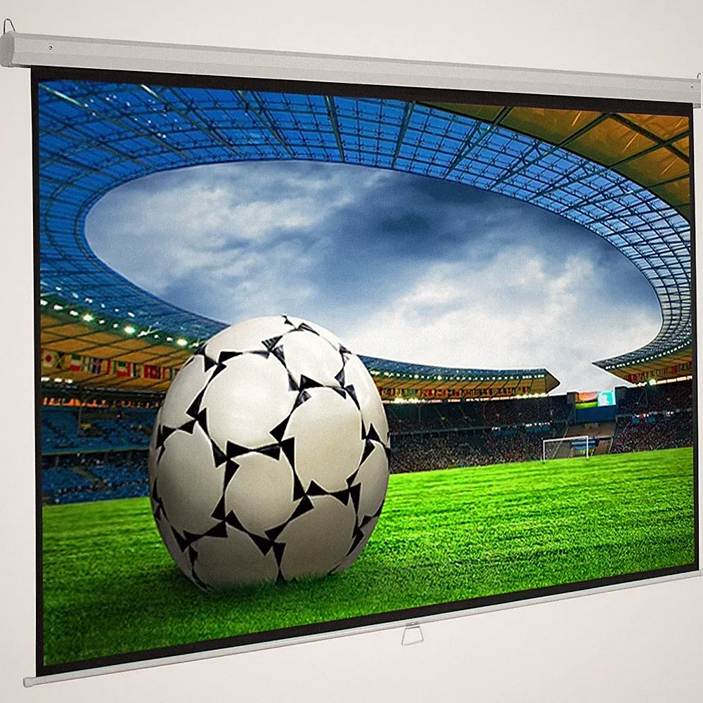 Avlux Base Heimkino Beamer Rolloleinwand 244 x 183 cm 4:3 FULL HD 3D / 4K VP24