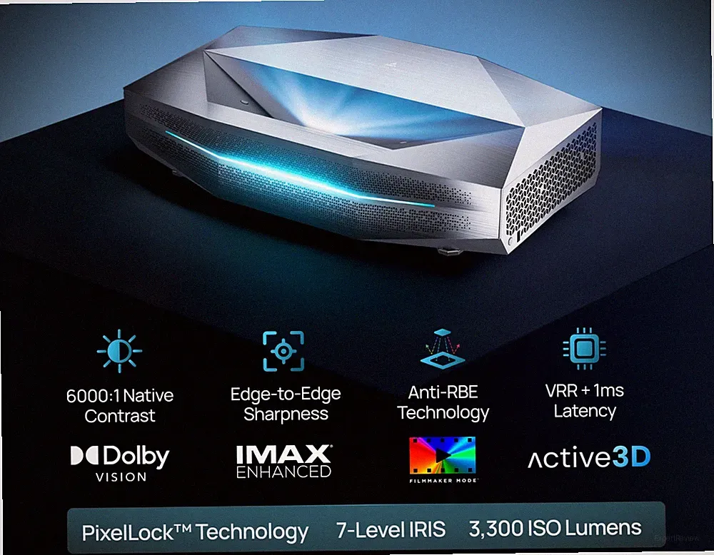 AWOL Aetherion MAX High-End 4K UST-Triple-RGB Laser Beamer 200" NEU OVP