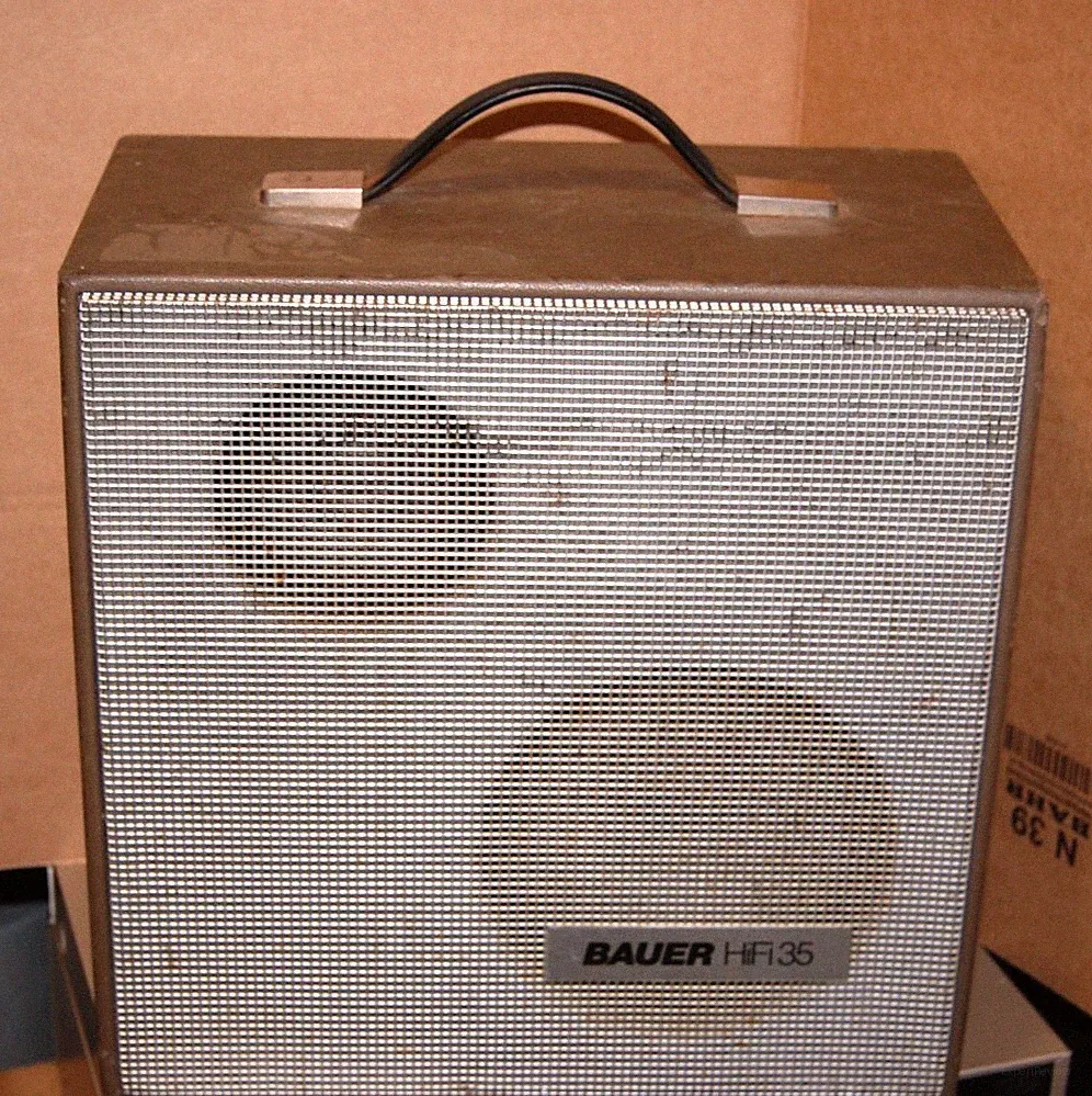 BAUER Hifi 35 Box Lautsprecher für Bauer Projektor Filmprojektor