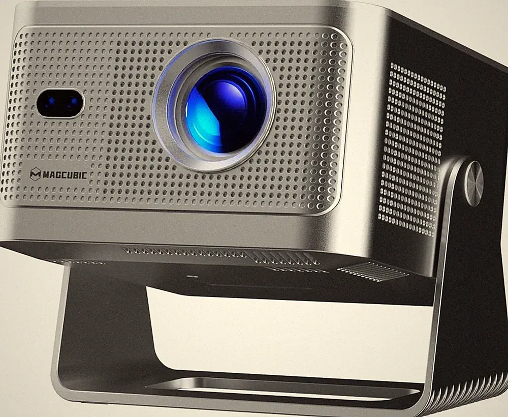 Beamer 1080p mit 4K-TV-Stick – Smart-TV-Projektor, Heimkino, Gaming, Tragbar