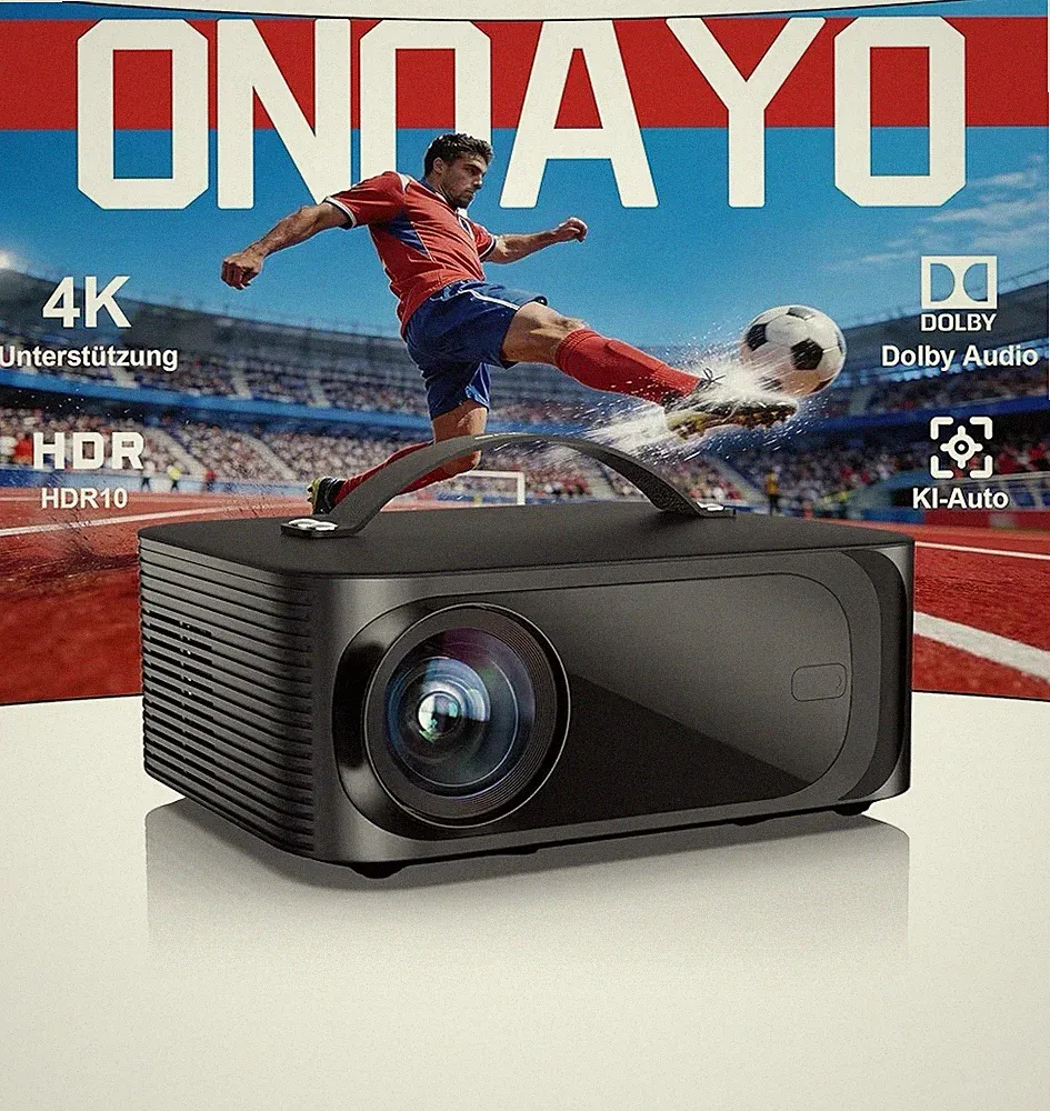 Beamer 4K 1500 ANSI KI-Autofokus & HDR10 HDMI eARC & CEC WiFi Bluetooth