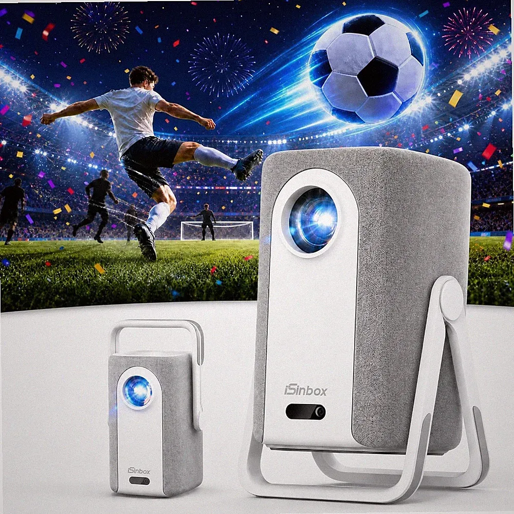 Beamer 4K Smart Projektor 1200ANSI Dolby Audio Autofokus WiFi 6 Bluetooth 5.4