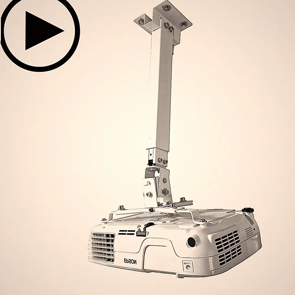 Beamer Deckenhalter für Epson EB-W49, EB-X49, EB-992F, EB-E20 vormontiert