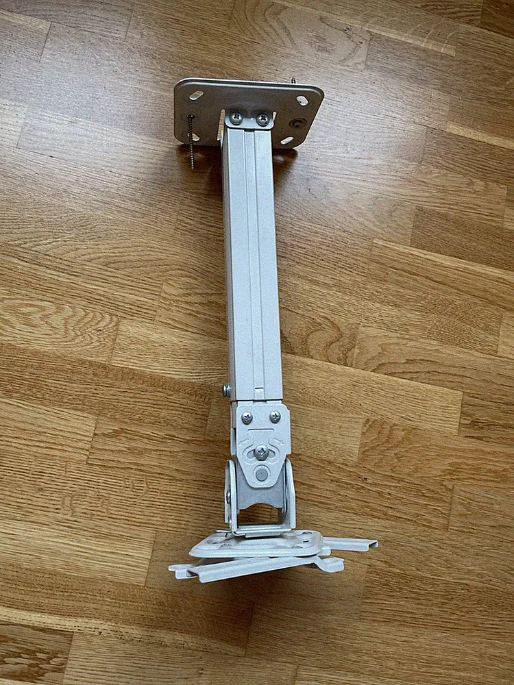 Beamer Deckenhalterung für Projektor, Weiß, Deckenmontage, Verstellbar
