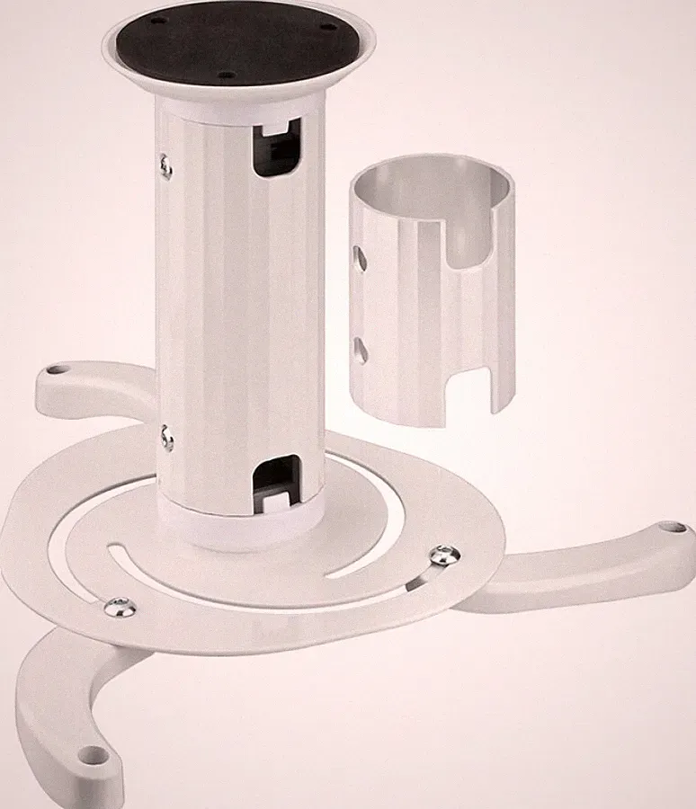 Beamer-Deckenhalterung (M),vollbeweglich (weiß) bis max. 10 kg