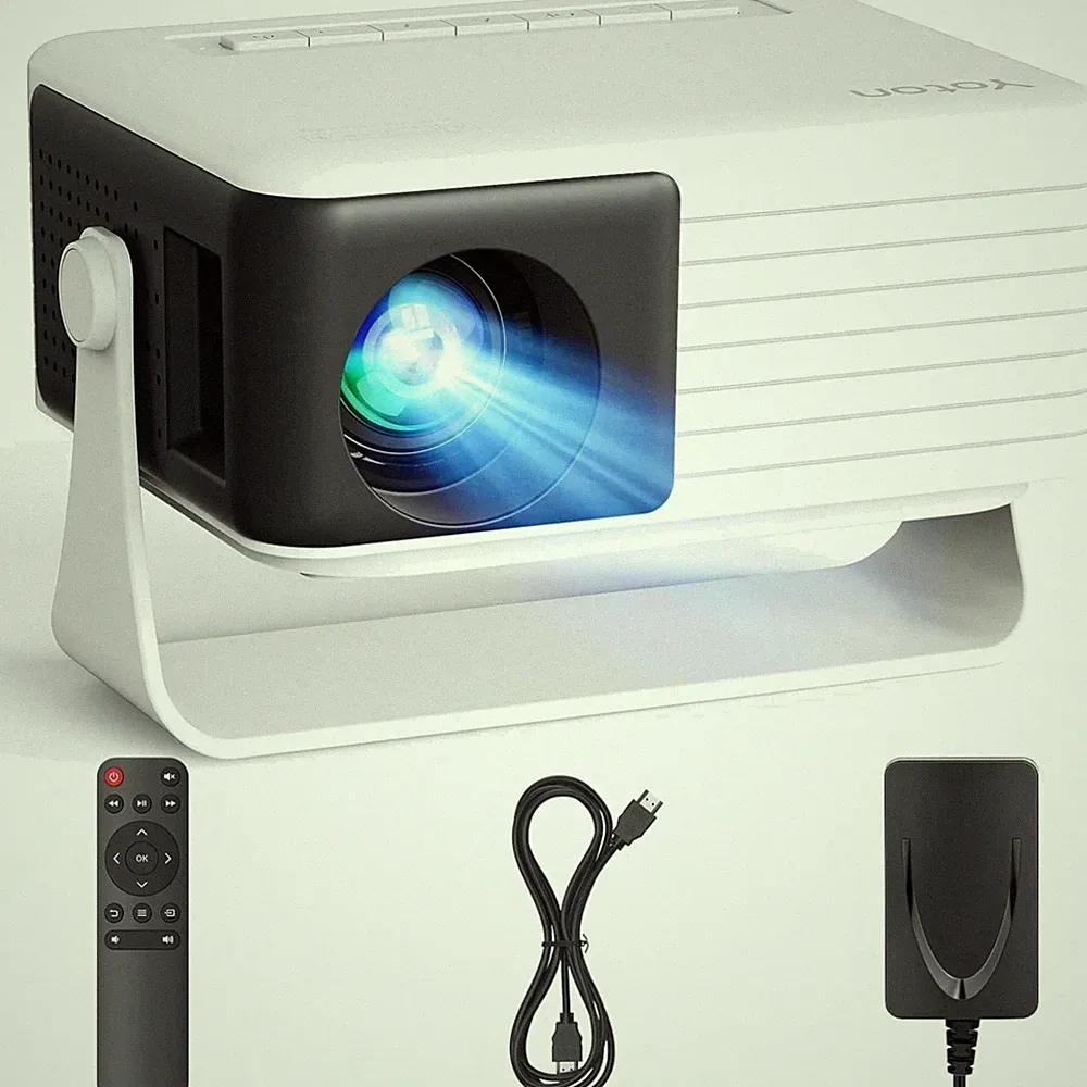 Beamer,Klein,Mini,Projektor,Tragbar,1080P,LED,HDMI,USB,Smartphone,Heimkino,Sc...