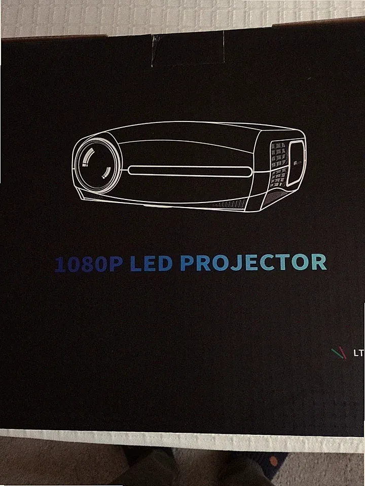 Beamer LED 1080P HD Heimkino Projektor Wie Neu Für 250€