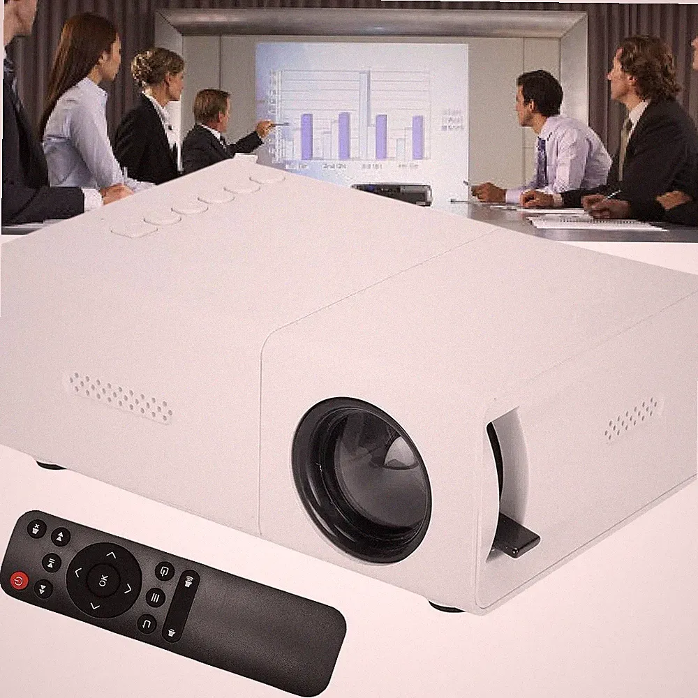 Beamer LED HD 320x240P Heimkino Projektor Handy Mini Heimprojektor Filmprojektor