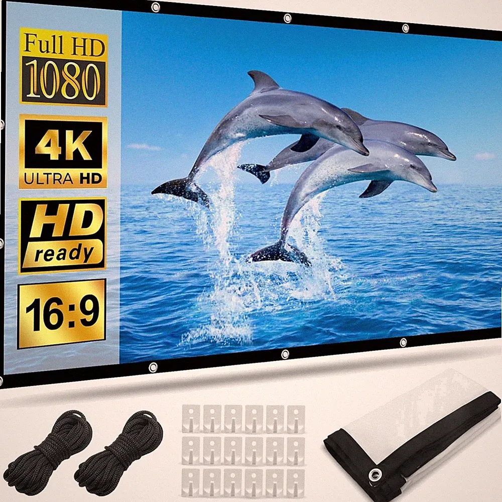 beamer leinwand 120 zoll wandmontage