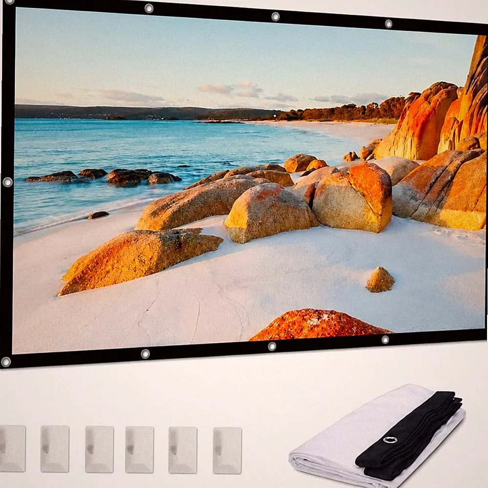 Beamer Leinwand 150 Zoll outdoor faltbar 16:9 HD Projektionswand