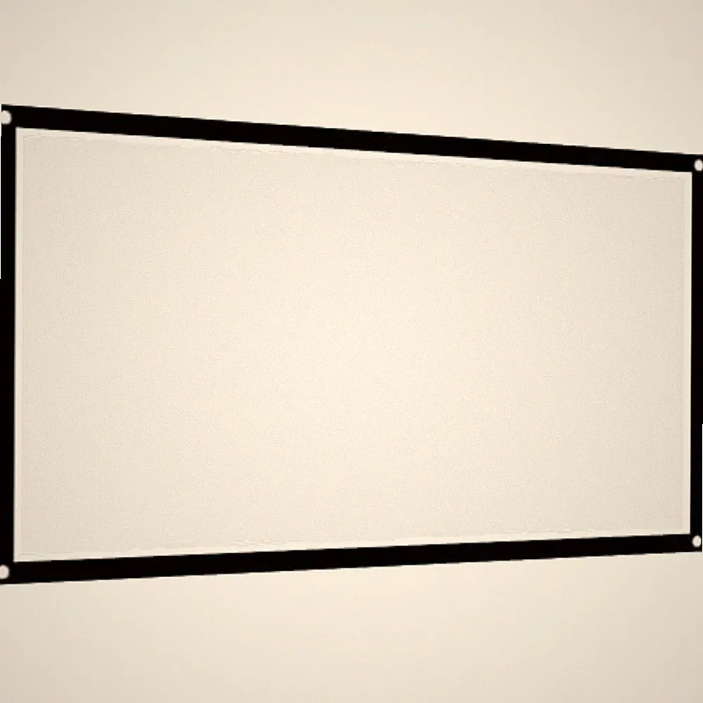 Beamer Leinwand 70 Zoll Rollo 16:9 tragbar faltbar Polyester Projektor