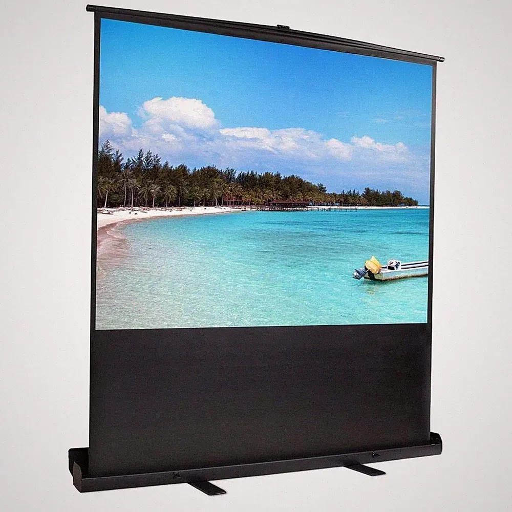Beamer Leinwand 80 Zoll 4:3 Tragbar Projektor Bildschirm Heimkino