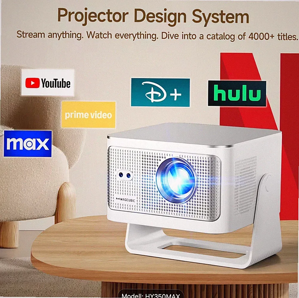 Beamer Magcubic HY350MAX Android 14 Smart Projektor 1000ANSI Native 1080 8K
