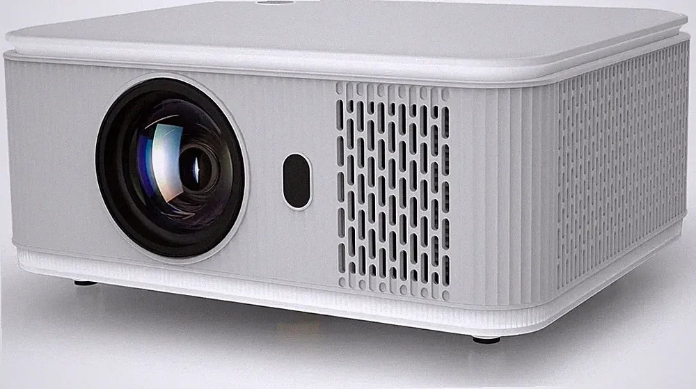Beamer mit WLAN und Bluetooth, 4K 1080P Smart Movie Projektor 600 ANSl Auto