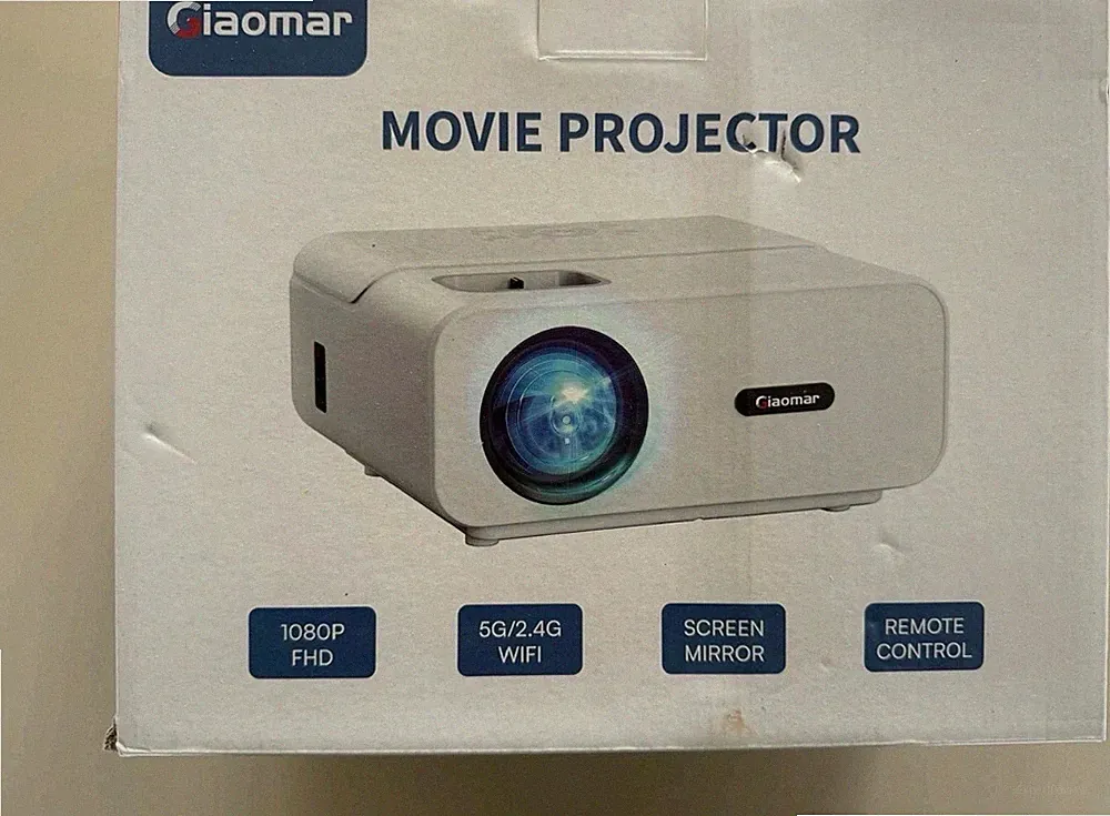 Beamer Movie Projector 15000 Lumen Full HD 1080P 4K WiFi Bluetooth