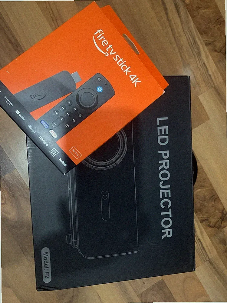 Beamer Native 1080P, 5G Wifi Projektor 4K And Amazon Fire TV Stick 4K