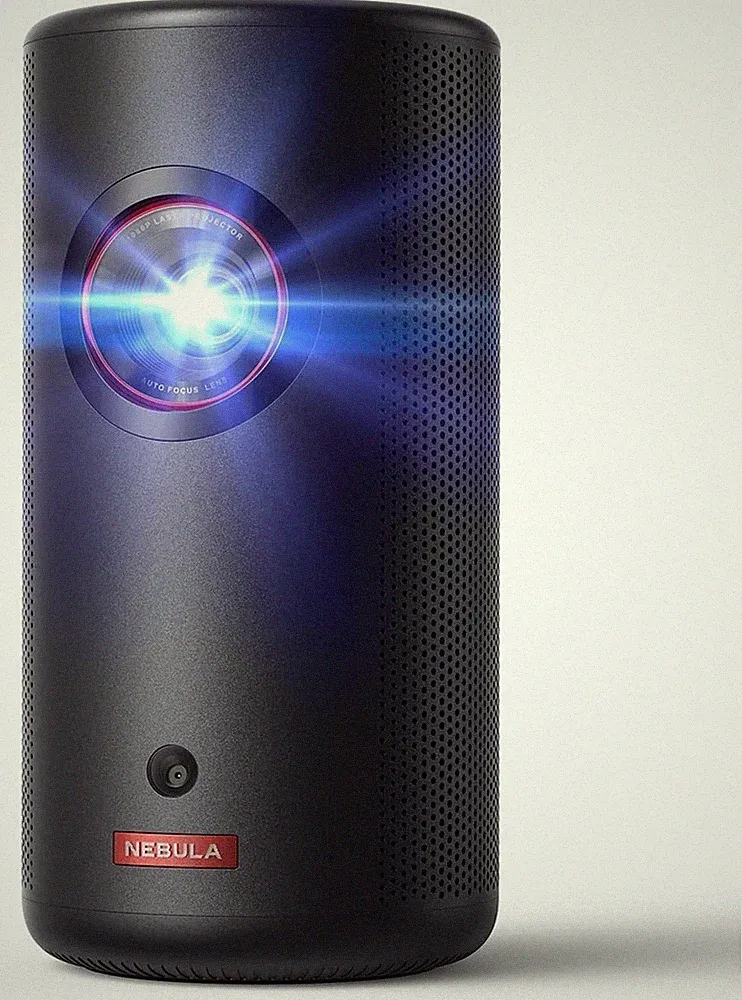 Beamer Nebula Anker Capsule 3 Laser 1080p Smart WLAN Mini Beamer Black Portable