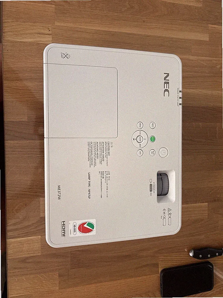 Beamer, Nec, NP-ME372W, inkl. Kabel und Fernbedienung